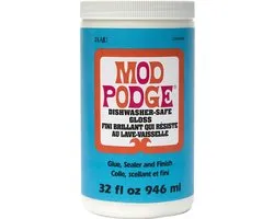 Mod podge Decoupage Lijm/sealer/finish - Afwasmachinebestendig - 946ml