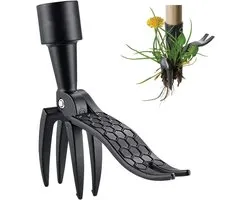 Désherbeur - Anti-mauvaises herbes - Élimination des mauvaises herbes - Désherbeur debout - Désherbeur - Désherbeur - Tête de remplacement universelle - avec 4 griffes - outil de jardinage - pour jardin et pelouse - 11.5*16.5*3.5cm - noir