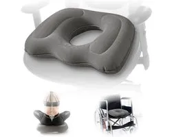 Coussin de siège multifonctionnel, coussin gonflable en forme de beignet - Coussin pour hémorroïdes, douleurs postopératoires, douleurs post-partum, sciatique, escarres, coussin orthopédique pour la maison, le bureau et la voiture