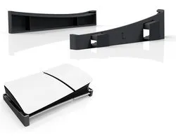 YONO Standaard Horizontaal geschikt voor PS5 SLIM - Houder Playstation 5 Stand Accessoires Beugel - Zwart