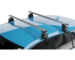 Galeries de toit Menabo Omega Plus argent pour Kia Stonic (YB) 2017-présent