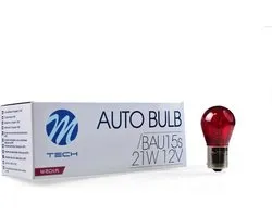 M-Tech PY21W 12V 21W - Basic - Rood - 10 stuks