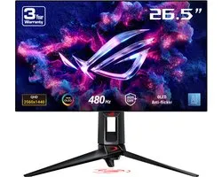 ASUS ROG Swift OLED PG27AQDP - QHD OLED Gaming Monitor - 480Hz - 0.03ms - 27 Inch