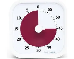 Time Timer® MOD HOME EDITION - kleur Cotton Ball White - 60 Minuten visuele timer