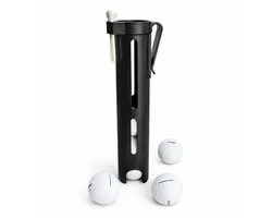 Support de balles de golf de luxe Firsttee - Support de balles pratique - Support - Balles de golf - Tees - Accessoires de golf - Matériel d'entraînement de golf - Sport - Set de golf - Entraînement - Cadeau - Chariot - Petit cadeau de golf