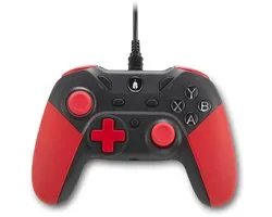 Spartan Gear Pelekys - Bedrade Controller - PC & PlayStation 3 Compatibel - USB Aansluiting - Zwart/Rood