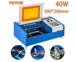 Zolara Laser graveermachine - 40W - Laser cutter - Co2 - Blauw