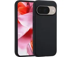 Coque Accezz - Compatible avec Google Pixel 10 Pro et Google Pixel 10 - Coque arrière en silicone liquide - Zwart