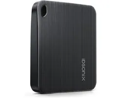 SSD portable 128GB - USB 3.0 Gen 1, Vitesses jusqu'à 466MB/s, SSD externe avec câble USB C 2-en-1 pour Smartphone, PC, Tablet et Laptop