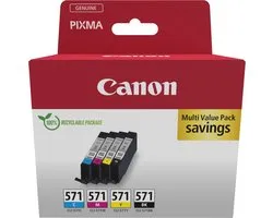 Canon 0386C009 - Encre CLI-571 C.m.j.n Alarme
