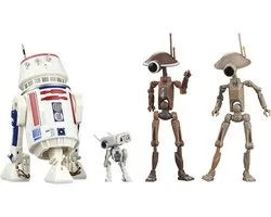 Hasbro Star Wars: The Mandalorian Black Series Action Figure 4-Pack R5-D4, BD-72 & Pit Droids Action Figuur