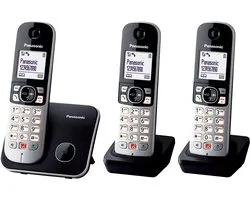 Panasonic KX-TG6853 DECT Telefoon set - totaal 3 handsets - zonder antwoordapparaat
