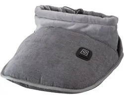 Lanaform - Graphene Foot Warmer - Chauffe-pieds Électrique Sans Fil - Chausson Chauffant Graphène - Chaleur Jambes Hiver Bureau - Batterie Portable 5000mAh - Polaire Ultra Douce - 3 Intensités - Maison Canapé Confort