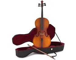 Violoncelle 4/4 Student avec étui par Gear4music, finition antique