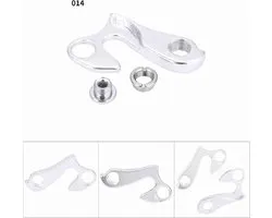 Goshyda 1pc Fiets Aluminium Achterversnelling Mech Derailleurhanger Hook Dropout Frame #289, Gemaakt van Aluminiumlegering, Duurzaam en Langer gebruik., Wordt Geleverd met een Set Schroeven,