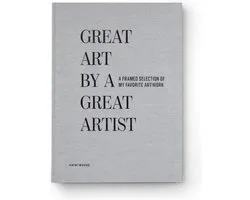 Printworks Frame Boek - Great Art - Tekenmap - Grijs