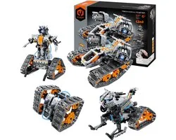 iM. Master - Modèles de robots télécommandés 4 en 1 - Jeu de construction robot/char/voiture/moto - Télécommandé - Programmable via application