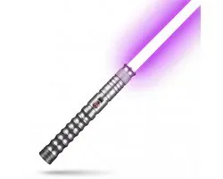JAXY XRGB3.0 Lightsaber - "Supreme" - Aluminium Lichtzwaard met App & Bluetooth - Heavy Dueling & Smooth Swing - 12W - Grijs