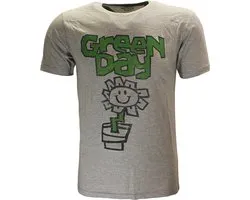 T-shirt Green Day Flower Pot - Merchandise officielle
