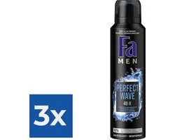 Fa Men Deospray Perfect Wave - Voordeelverpakking 3 stuks