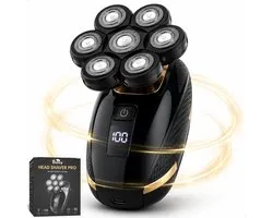 Boncy® Premium Scheerapparaat Mannen - Head Shaver Pro - Skull Hoofd Scheerapparaten - Heren Scheermachine 7 Koppig - Elektrisch Hoofdscheerapparaat voor Kaal Scheren - Headshaver
