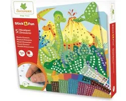Sycomore mozaïek speelgoed - creatieve dinosaurus knutselset voor kinderen.