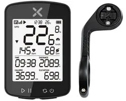 Xoss - G+ 2e Generatie - Fietscomputer - GPS - Snelheidsmeter - Draadloos - ANT+ - Inclusief Statief