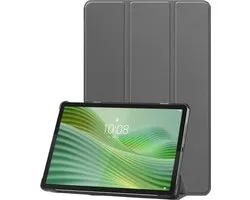 Étui Convient pour Lenovo Tab 10.1 Housse Case Tablette Étui Tri-fold - Housse Convient pour Lenovo Tab 10.1 pouces Étui Hard Cover Bookcase Housse - Grijs