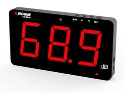 SNDWAY SW-525B Decibelmeter met Datalogger - Groot scherm - Alarmfunctie - ±1.5 dB Precisie