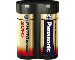 Panasonic 2CR-5L Lithium 6V niet-oplaadbare batterij