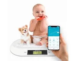 Silvergear Smart babyweegschaal bluetooth