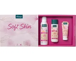 Kneipp Soft Skin Collection Luxe Gift Set - Cadeau - Coffret cadeau - Vegan - Contenu : Mousse Douche 200 ml + Gel douche 200 ml + Lotion pour le corps 75 ml