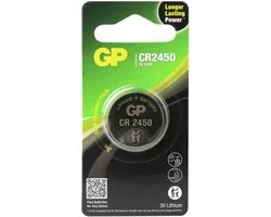 GP Batteries Lithium Cell CR2450, Batterie à usage unique, CR2450, Lithium, 3 V, 610 mAh, 10 année(s)