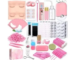 Luxe Wimperextension Starters Pakket met Mannequin - Beginnend Wimperstylist en Professionals - Oefen Wimper Extensions Set - Lash Lift Kit - Lash Lift Set