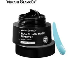 VIBRANT GLAMOUR Blackhead gezichtsmasker - mee-eters - Mee-eters masker - Houtskool Masker- Eenvoudig mee-eters verwijderen - Detox Blackhead gezichtsmasker