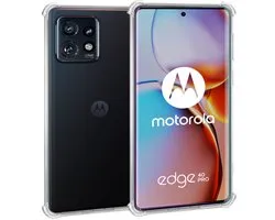 Geschikt voor Motorola Edge 40 Pro - Hoesje - Shock Proof Case – Cover Transparant