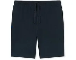 Schiesser Bermuda Mix + Relax - Heren Pyjamabroek Kort - donkerblauw
