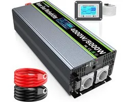 Power Inverter 4000 W - Omvormer 12V vers 230V avec USB et Télécommande