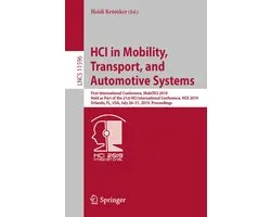 Springer Nature Proceedings Computer Science - HCI in Mobility, Transport, and Automotive Systems