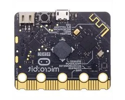 BBC micro:bit V2 - Programmeertaal kaart - Educatief programmeren - Ingebouwde microfoon - Gereduceerde vormfactor - Zwart