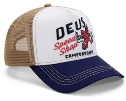 DEUS Dogleg Trucker cap - Dirty White