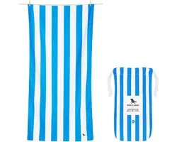 Dock & Bay Cabana - Strandlaken - Extra Large - ( 200x90cm ) - Bondi Blue