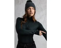 Anky Pullover Half Zip AW26 | Comfortabele Ruitertrui Dames Forest River - XL | Winterkleding ruiter
