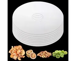 Tapis En Silicone À 8 Étages Pour Déshydrateur Rond – Non-Adhésif Réutilisable – Qualité Alimentaire – Pour Déshydrateur De Fruits/Panier Vapeur/Cuisson
