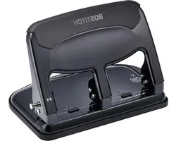 3-gaats pons - Papierpons perforator - Papier perforeren - EZ Squeeze technologie - 40 vellen - Zwart