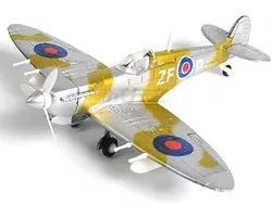 British Spitfire Fighter Bouwpakket - Brits - Engels Oorlogsvliegtuig - Minatuur - Oorlog - Vliegtuig - Gevechtsvliegtuig - Leger - Luchtvaart - Tweede Wereldoorlog -