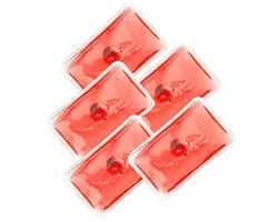 Eurocatch Herbruikbare Gel Handwarmers - Set van 5 - Direct Warmte tot 50°C - Zakformaat - Ideaal voor Wandelen, Wintersport, Vissen & Onderweg