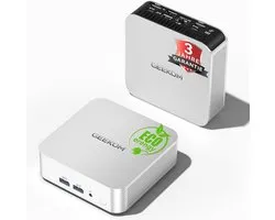 GEEKOM Mini PC A5 Pro-2026 Edition Mini-PC- AMD Ryzen 5 7530U- 512 Go SSD- 16 Go RAM-Windows 11 Pro- 2 x USB 4/8K Quad-Display- PC de bureau Mini PC avec, Mini Ordinateur, PC de jeu, PC pour jeux