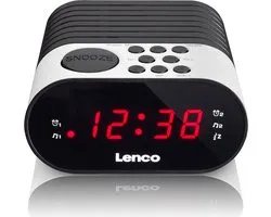 Lenco CR-07 Wekkerradio Wit