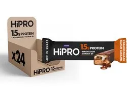DANONE HiPRO Bars Proteïnereep - Caramel - Voordeelverpakking 2 x 12 repen